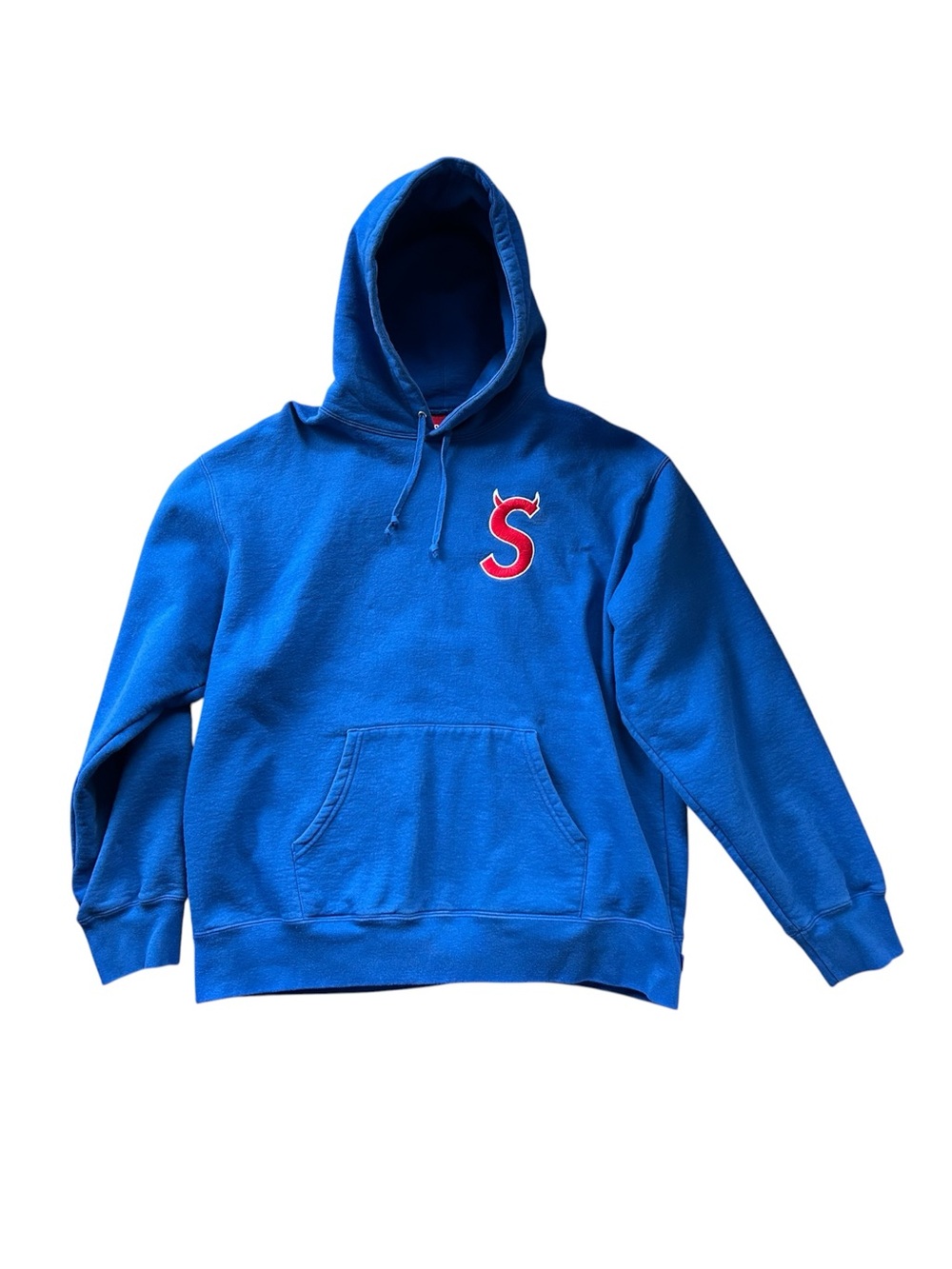 Supreme S Logo Hoodie – Royal Blue